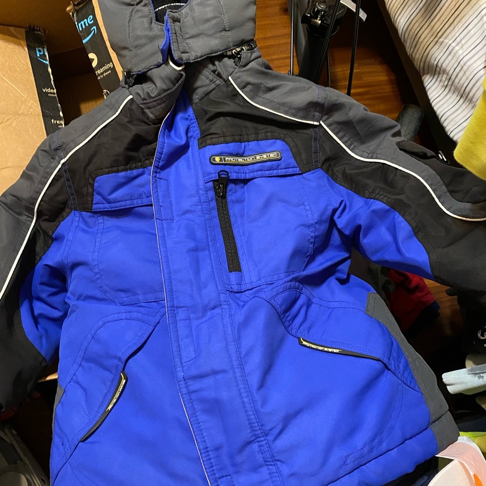 Little boys protection system winter coat